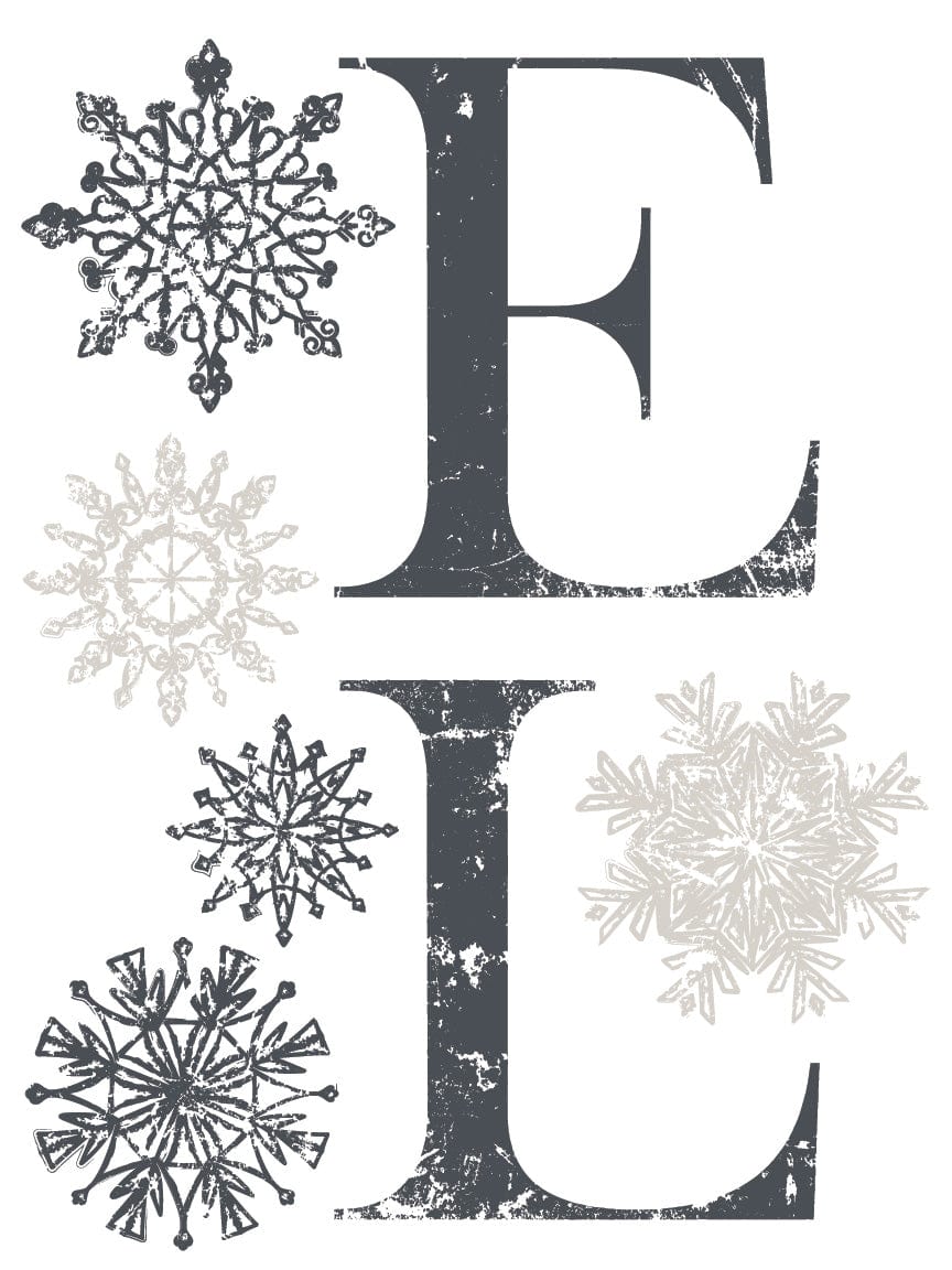 Noel Paint Inlay Christmas Paint Inlay by IOD Pickin' Boots Vintage