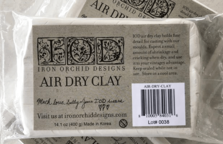 Air Dry Clay IOD Pickin' Boots Vintage