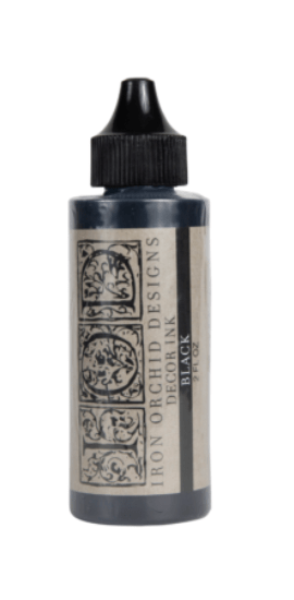Black Decor Ink Pickin' Boots Vintage