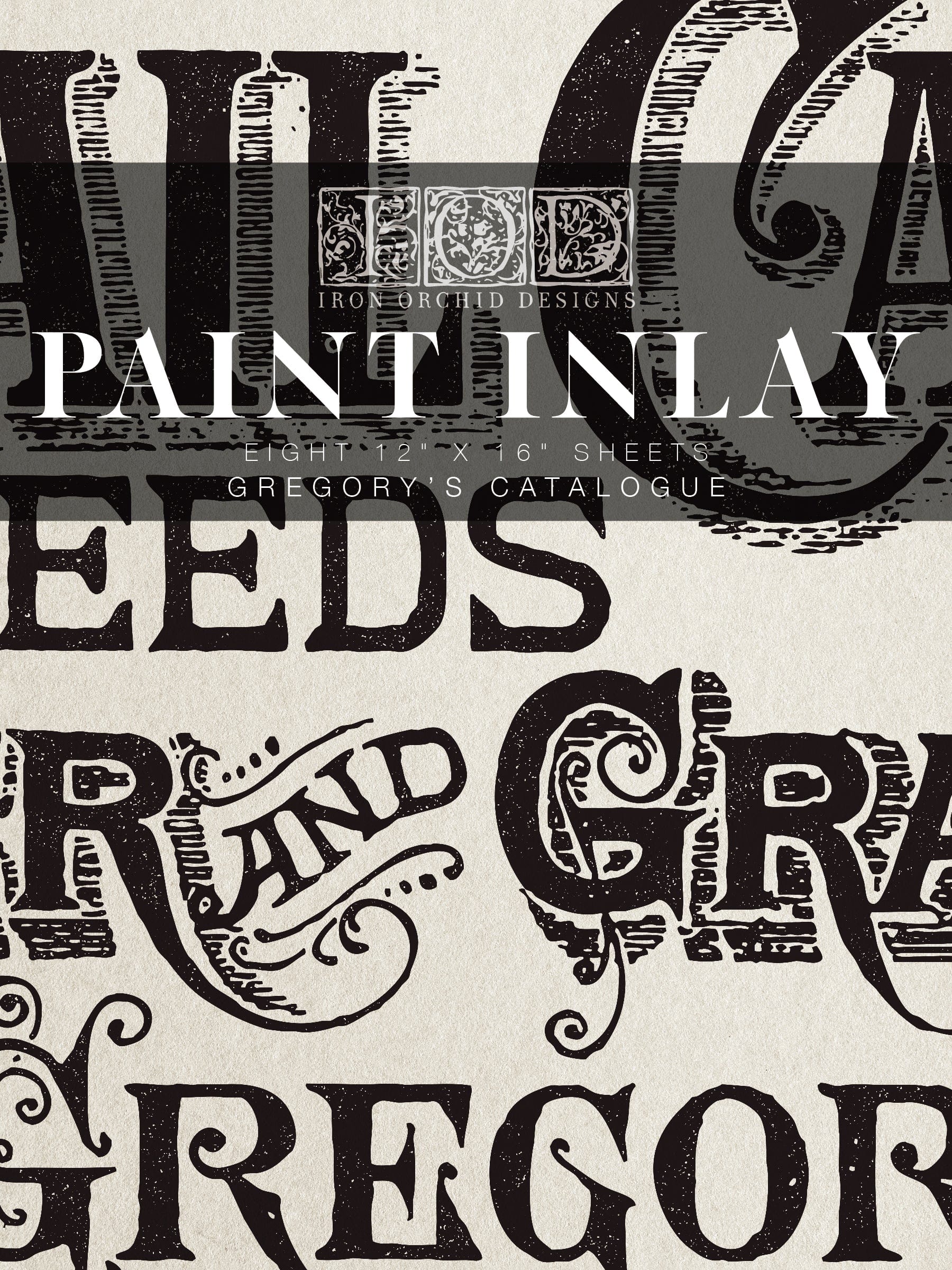 Gregory's Catalogue Paint Inlays by IOD Pickin' Boots Vintage