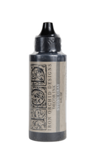 IOD Ink Stone Grey Pickin' Boots Vintage