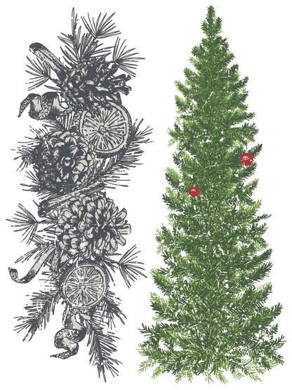 Noel Paint Inlay Christmas Paint Inlay by IOD Pickin' Boots Vintage