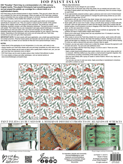 Paradise Paint Inlays by IOD Pickin' Boots Vintage