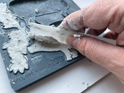 Village Market IOD Mould Pickin' Boots Vintage