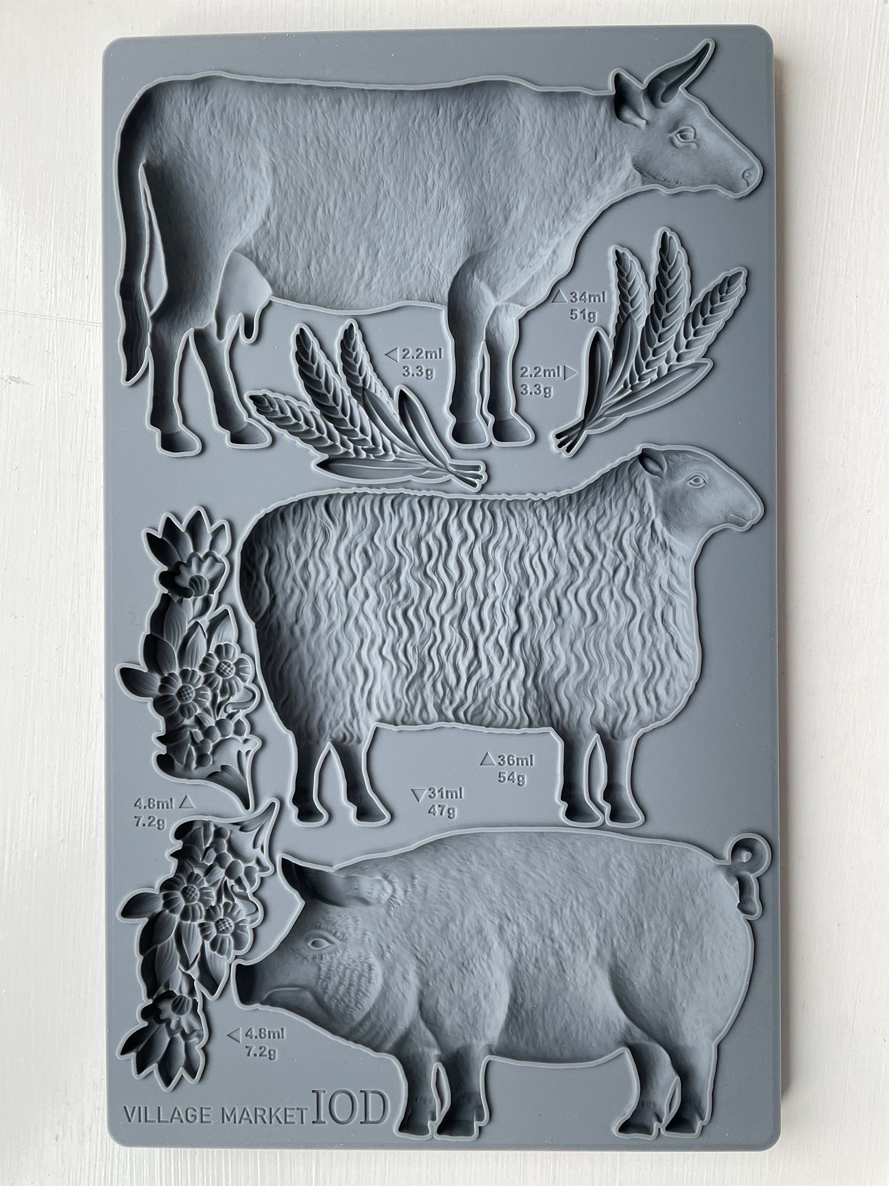 Village Market IOD Mould Pickin' Boots Vintage